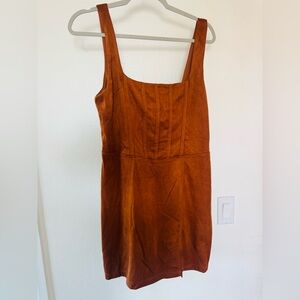 NWT Trixxi mini Dress faux Suede